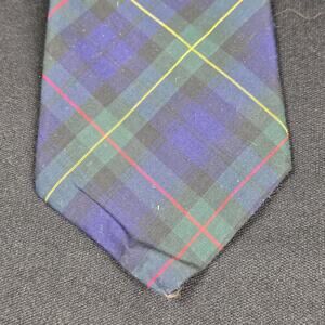 Charing Cross Tie Men's Plaid Extra Long Hand Finished Tartan